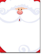 Paper So Pretty - Blank Designer Papers (Jolly Santa) (DP1091)